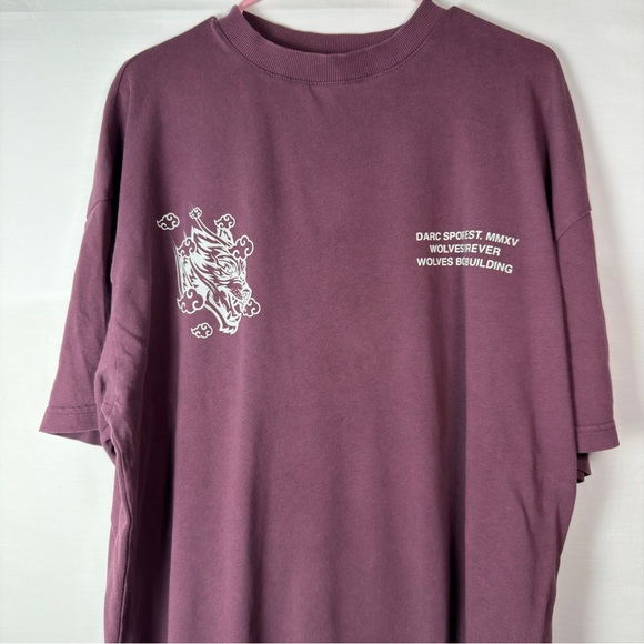 RARE DARC SPORT NARUTO SHIPPUDEN Wolves TShirt Limited Edition Purple 845/1000 L - Picture 5 of 14